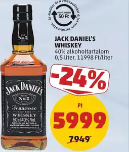 PENNY Jack daniels whiskey ajánlat