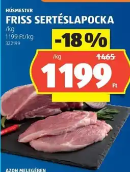 ALDI Húsmester Friss sertéslapocka ajánlat