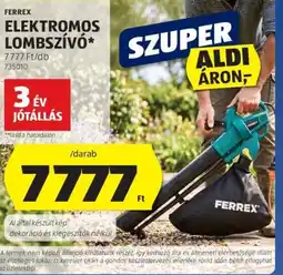 ALDI Ferrex elektromos lombszívó ajánlat
