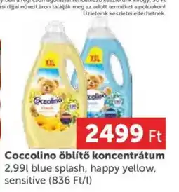 PRIVÁT Coccolino öblítő koncentrátum ajánlat