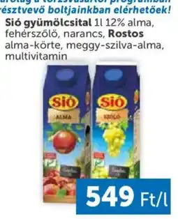PRIVÁT Sio gyümölcsital ajánlat