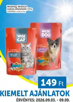 PRIVÁT wise cat wise dog nedves állateledel ajánlat