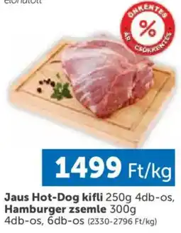 PRIVÁT Jaus Hot-Dog kifli ajánlat