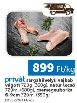 PRIVÁT privát sárgahüvelyű vajbab ajánlat