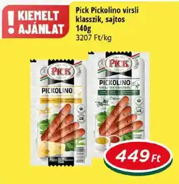 Real Pick pickolino virsli klasszik, Sajtos ajánlat