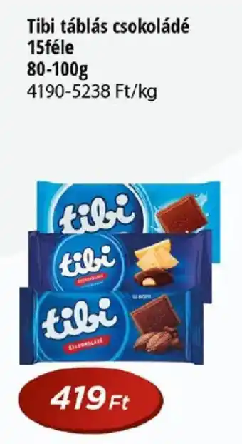 Real Tibi táblás csokoládé ajánlat