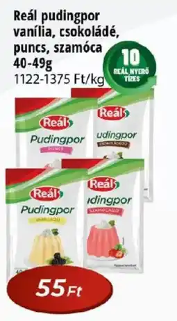 Real Real pudingspor ajánlat