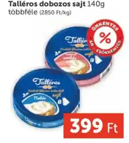 PRIVÁT Talléros dobozos sajt ajánlat