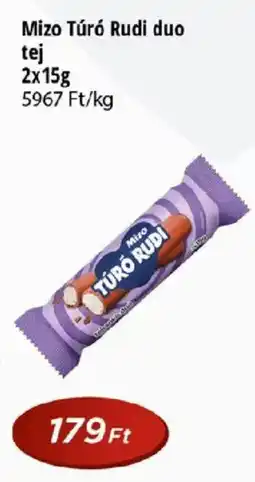 Real Mizo túró rudi duo tej ajánlat