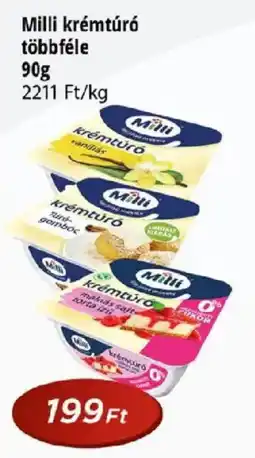 Real Milli krémtúró többféle ajánlat