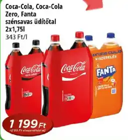 Real Coca-Cola, Coca-Cola Zero, Fanta szénsavas üdítőtal ajánlat