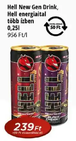 Real Hell energiailtal ajánlat