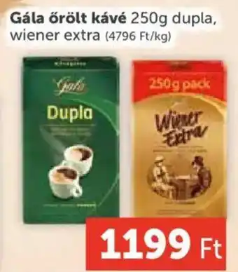 PRIVÁT Gála órölt kávé ajánlat