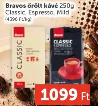 PRIVÁT Bravos örölt kávé ajánlat