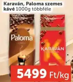 PRIVÁT Paloma szemes kávé ajánlat