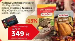 PRIVÁT Kotányi grill fűszerkeverék ajánlat