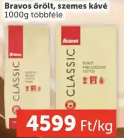 PRIVÁT Bravos örölt kávé ajánlat