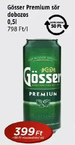 Real Gösser premium sör ajánlat