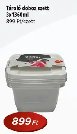 Real bager tároló doboz ajánlat