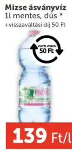 PRIVÁT Mizse ásványvíz ajánlat