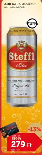 PRIVÁT Steffl sör ajánlat