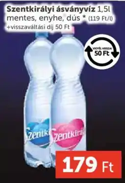 PRIVÁT Szentkirályi ásványvíz ajánlat