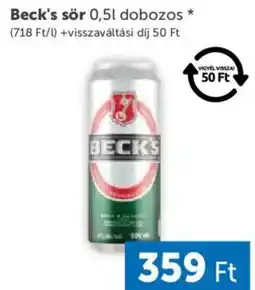 PRIVÁT Beck's sör ajánlat
