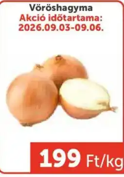 PRIVÁT Vöröshagyma ajánlat