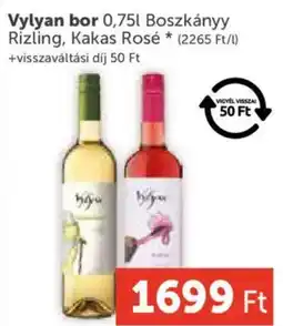 PRIVÁT Vylyan bor ajánlat