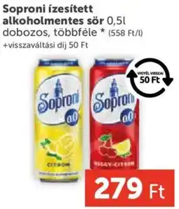 PRIVÁT Soproni ízesített alkoholmentes sör ajánlat