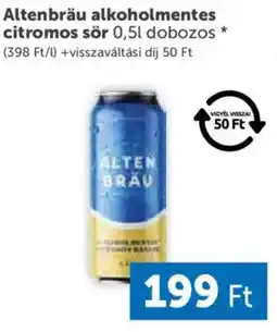 PRIVÁT Altenbräu citromos sör ajánlat