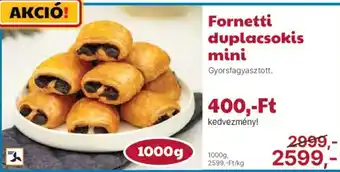 Fornetti duplacsokis mini