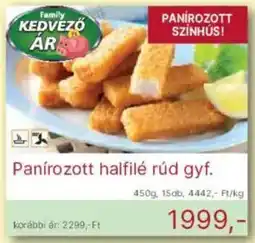 Family Frost Panírozott halfilé rúd gyf. ajánlat