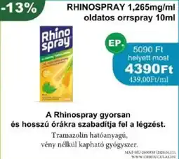 PatikaPlus Rhinospray ajánlat