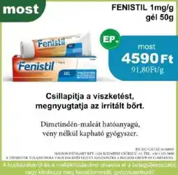 PatikaPlus Fenistil gél ajánlat