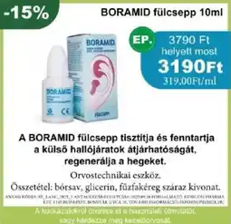 PatikaPlus boramid fülcsepp ajánlat