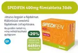 PatikaPlus Spedifen 400mg filmtabletta ajánlat