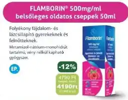 PatikaPlus Flamborin 500mg/ml belsőleges oldatos cseppek ajánlat