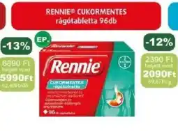 PatikaPlus Rennie cukormentes ragotabletta ajánlat