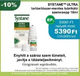 PatikaPlus Systane ultra ajánlat
