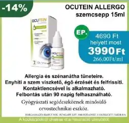 PatikaPlus Ocutein Allergo ajánlat