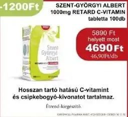 PatikaPlus Szent-györgyi albert c-vitamin ajánlat