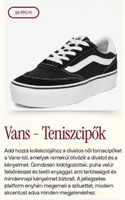 CCC Vans teniszcipők ajánlat