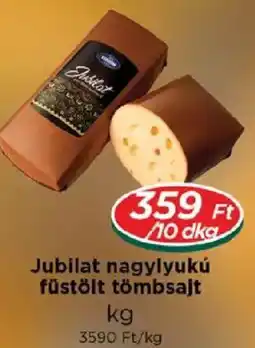 Real Jubilat nagylyukú füstölt tömbsajt ajánlat
