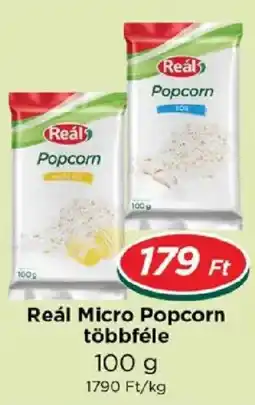 Real Real micro popcorn ajánlat