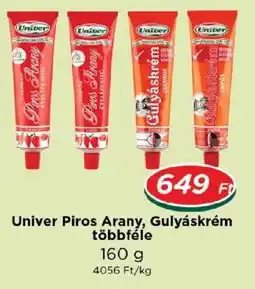 Real Univer piros arany, gulyaskrem ajánlat