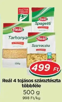 Real Real szaraztészta ajánlat