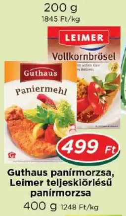 Real Guthaus panírmorzsa ajánlat