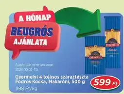 Real Gyermelyi 4 tojásos száraztészta ajánlat