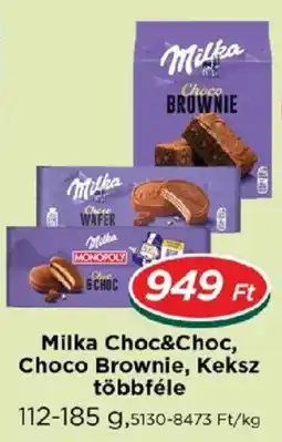 Real Milka Choc&Choc, Choco Brownie, Keksz ajánlat